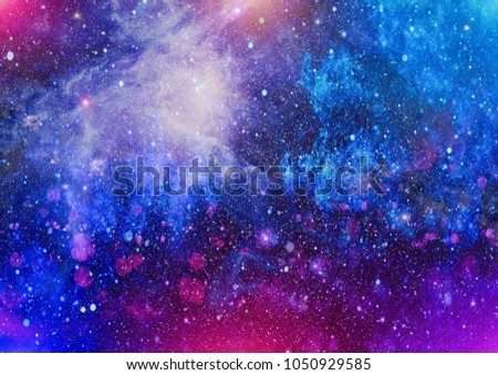 Colorful deep space. Universe concept background.Planet - Elements of this Image Furnished by NASA