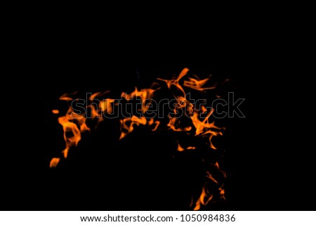 Fire flames pattern