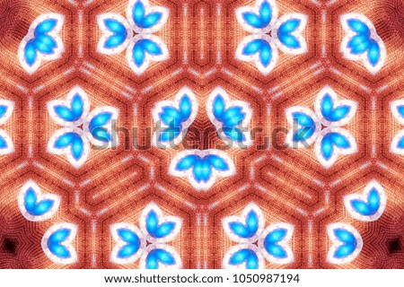           Kaleidoscope abstract background. Seamless pattern.                      