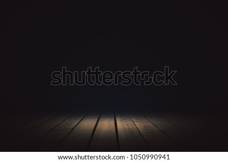 Abstract dark background with spotlight. Presentation concept 