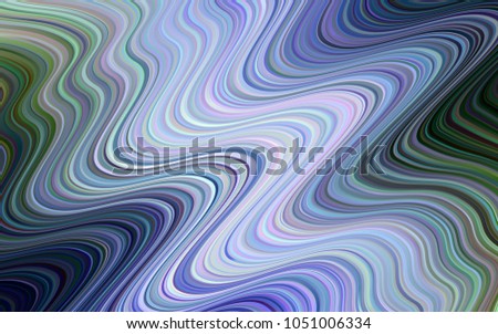 Light Blue, Green vector template with liquid shapes. An elegant bright illustration with gradient. Textured wave pattern for backgrounds.