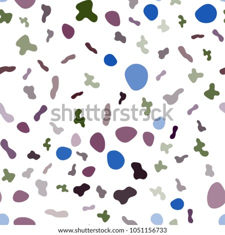 Dark Multicolor vector seamless template with liquid shapes. Colorful illustration in abstract style on white background. Seamless design for your ads, poster, banner.
