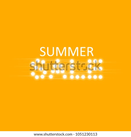 Supper sale Speed icon on the yellow background, Vector