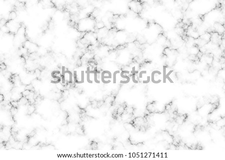 White marble texture with natural pattern for background 
