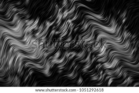 Dark Silver, Gray vector template with bent ribbons. Brand-new colored illustration in marble style with gradient. The template for cell phone backgrounds.