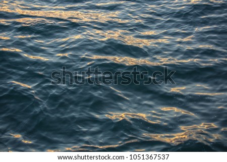 sea offshore background blue