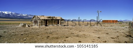 Abandoned Wooden Building, Route 50, Nevada