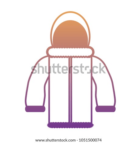 Women winter jacket icon 