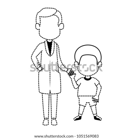 doctor with boy characters