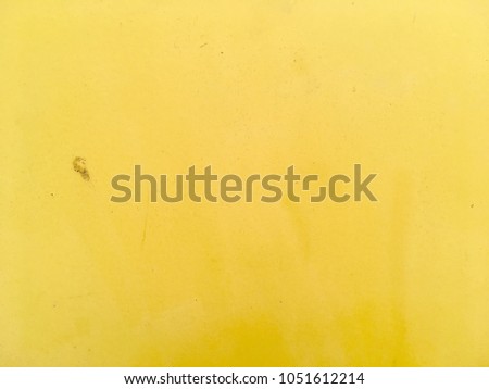 Yellow metal plate background for texture abstract