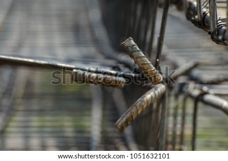 Using steel wire for securing steel bars with wire rod for reinforcement of concrete or cement. For construction