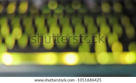 Yellow lighting keyboard.