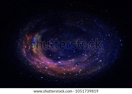 Galaxy and nebula . Starry outer space background texture