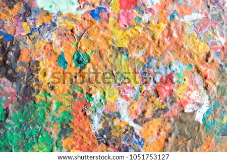 Abstract of mixed and spread vibrant color background