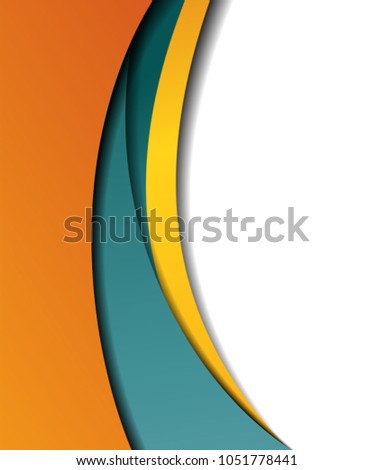 Background concept design for brochure or flyer, abstract vector illustration