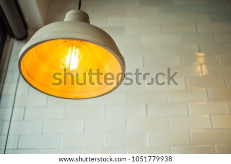 Closeup Of Pot Light Recessed Lighting In Ceiling Tile