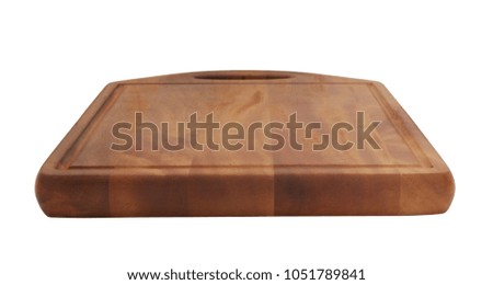 Chopping board isolated on white background