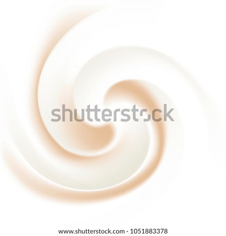 Cream. Abstract vector background.