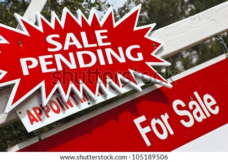 Sale is pending for real estate property.