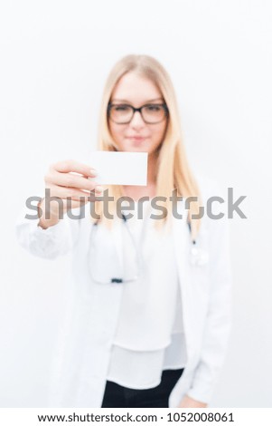 Portrait of an attractive young female doctor