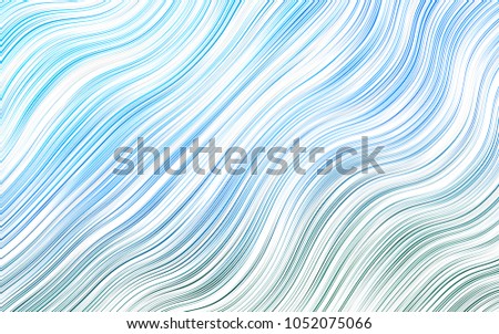 Light BLUE vector pattern with liquid shapes. A sample with blurred bubble shapes. A new texture for your  ad, booklets, leaflets.