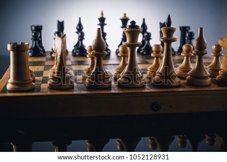 White and black chess