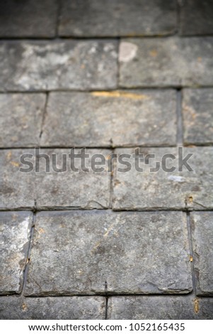 Old weathered roof slate pattern