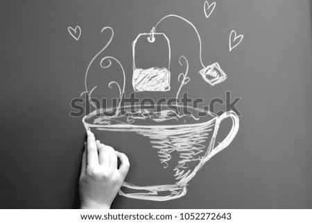 blackboard coffee drawings