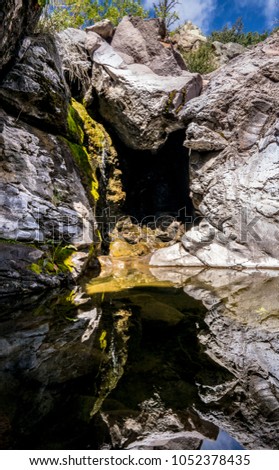 Mossy White Rocks Cave 