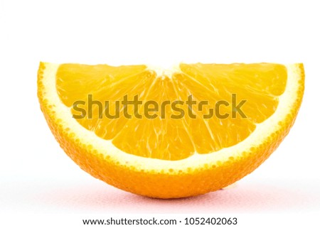 
Orange on a white background.