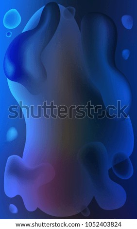 Dark BLUE vertical pattern with liquid shapes. Glitter abstract illustration with wry lines. The elegant pattern for brand book.