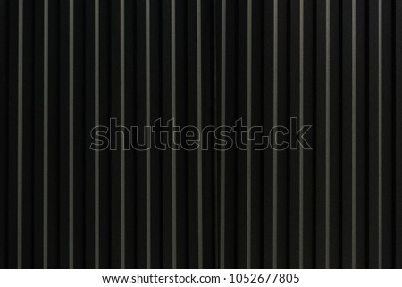 Black wall panel industrial background