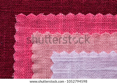 pink gradient fabric swatch textile.