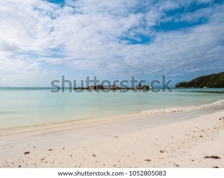 Beach Cote D’Or, Praslin Island, Seychelles, Africa, taken on Wednesday, 13 July 2017