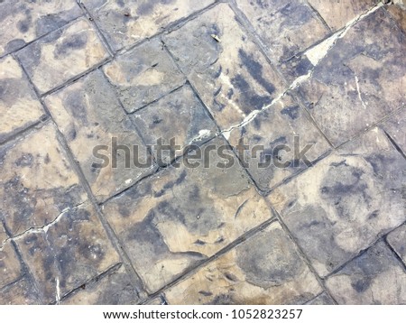 Sand stone tile floor background texture