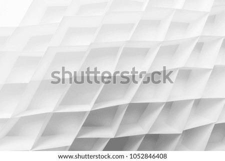 Geometric composition for white abstract background	