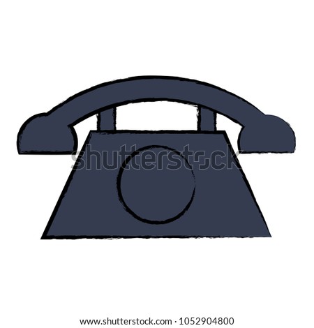 retro telephone icon 