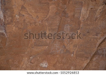 Pictographs Southwest native american Indian Pueblo cave painting carving ancient old writing drawing archaeology ancestral dwelling