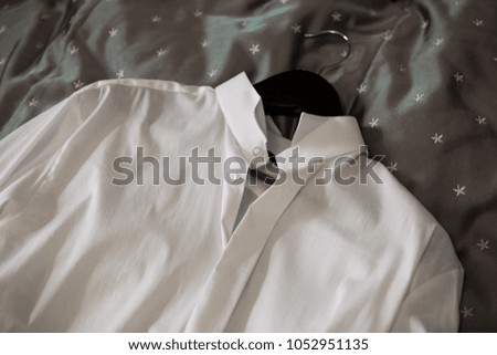 male suit: white shirt