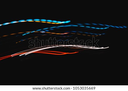 Abstract lines like electrical discharge