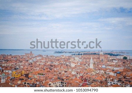 venice cityscape seen from above