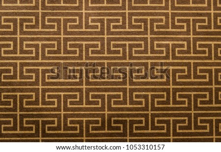 Greek pattern. Old paper
