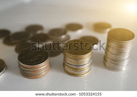 Money, Financial, Business Growth concept. deposits