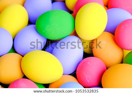 Easter Eggs.Perfect colorful handmade easter eggs.