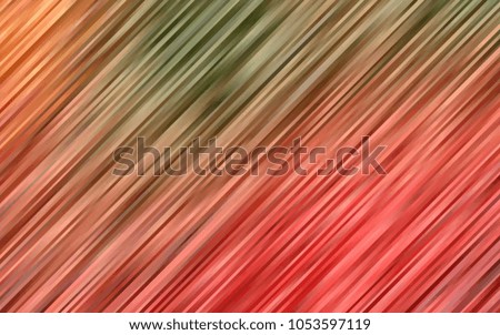Light Green, Red vector background with lava shapes. Colorful illustration in abstract marble style with gradient. The best blurred design for your business.