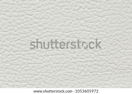Simple white leather texture. High resolution photo.