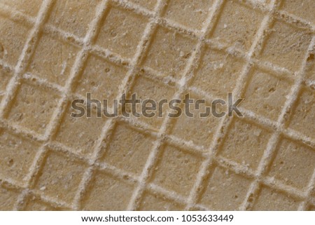 Wafer texture. Large cells.