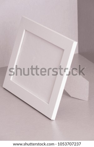 frame photo white