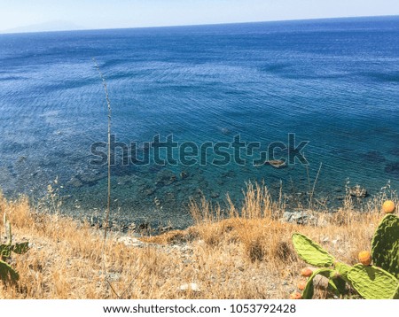 sea surface nature seashore and rocks