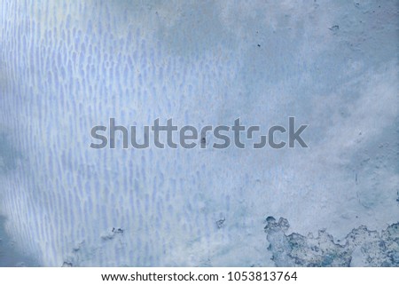 Distressed abstract image background. Gray preset soft blue tone template. Charming crack texture website wallpaper screen.